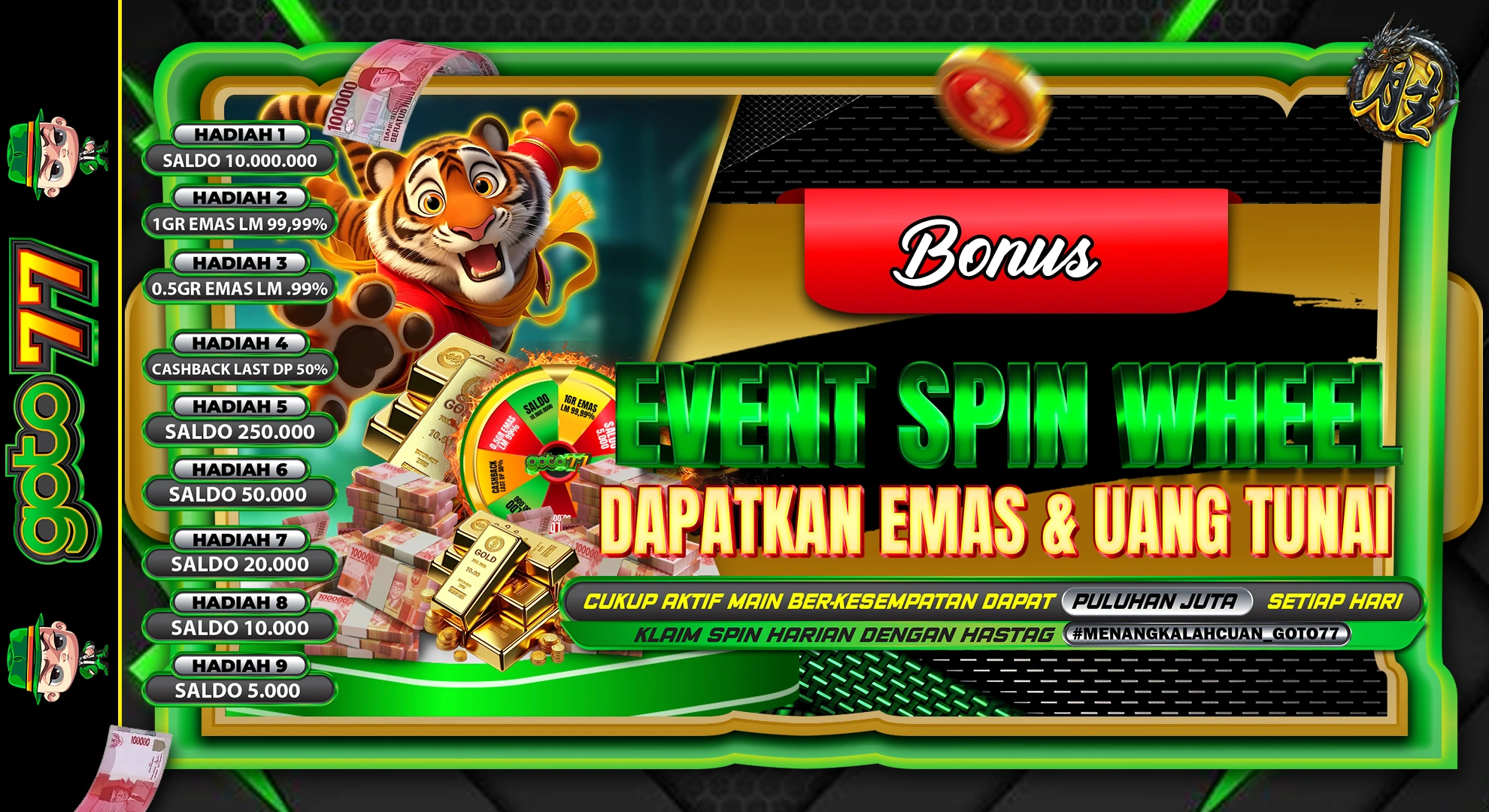 Promo Bonus 2 Goto77