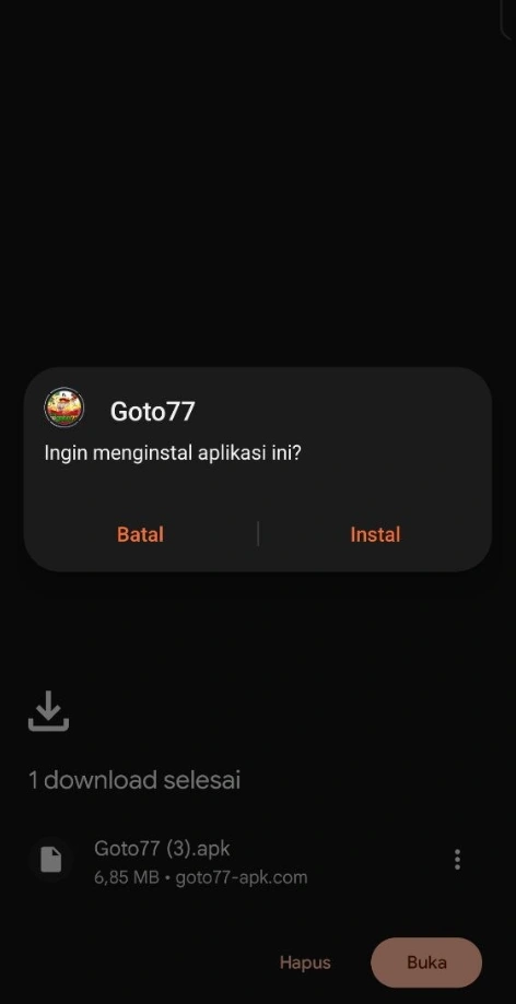 aplikasi Goto77