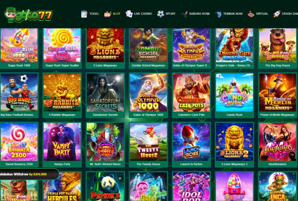 Cara Mengalahkan Mesin Slot Pragmatic: Mitos, RTP, dan Fakta di Goto77 mesin slot pragmatic